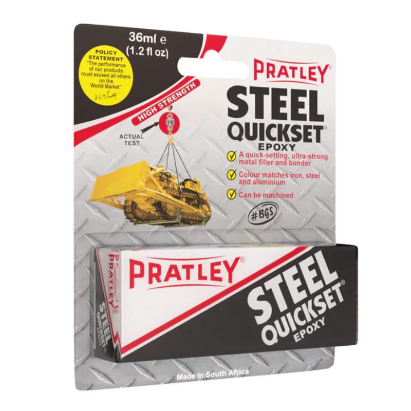 Pratley Steel Quickset Epoxy 36ml